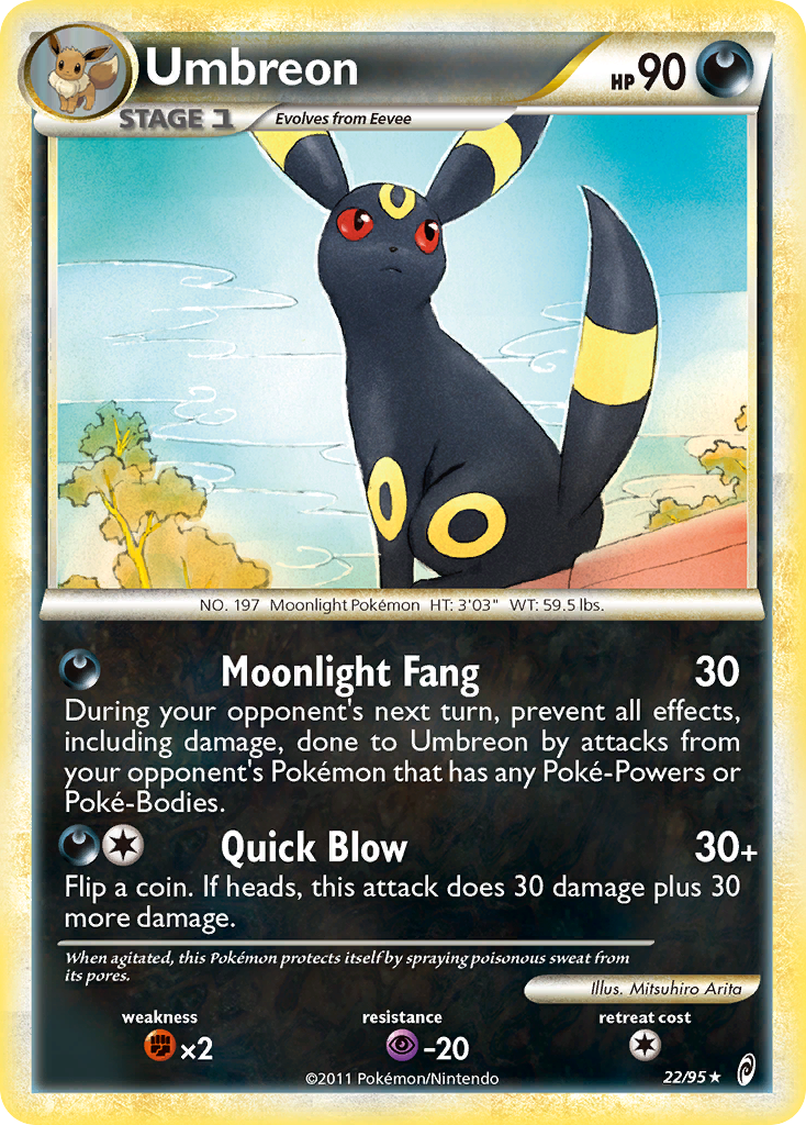 Umbreon (22/95) [HeartGold & SoulSilver: Call of Legends] | Tabernacle Games