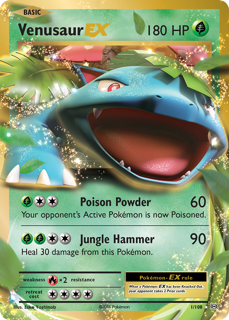 Venusaur EX (1/108) [XY: Evolutions] | Tabernacle Games