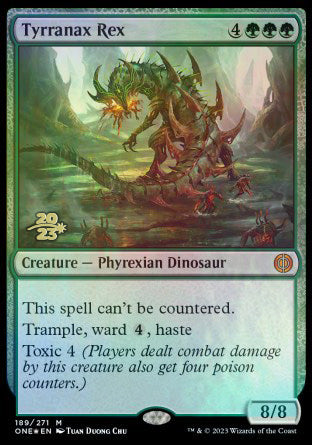 Tyrranax Rex [Phyrexia: All Will Be One Prerelease Promos] | Tabernacle Games