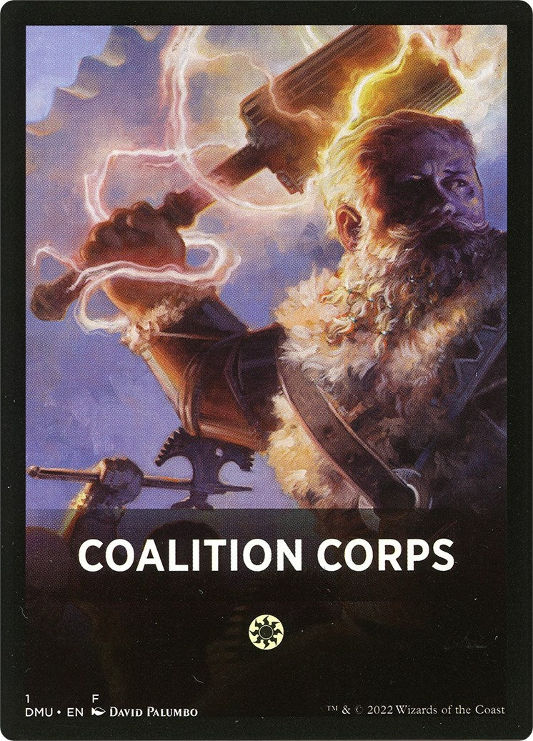 Coalition Corps Theme Card [Dominaria United Tokens] | Tabernacle Games