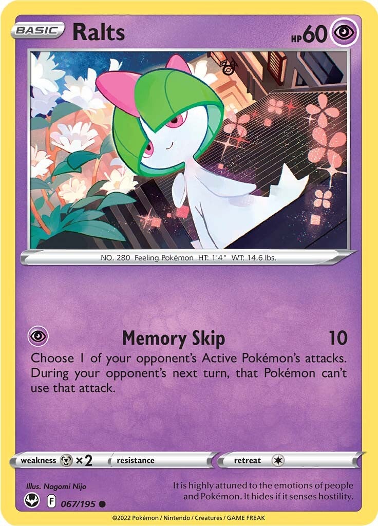 Ralts (067/195) [Sword & Shield: Silver Tempest] | Tabernacle Games