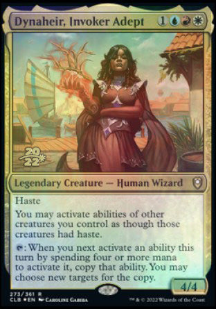 Dynaheir, Invoker Adept [Commander Legends: Battle for Baldur's Gate Prerelease Promos] | Tabernacle Games