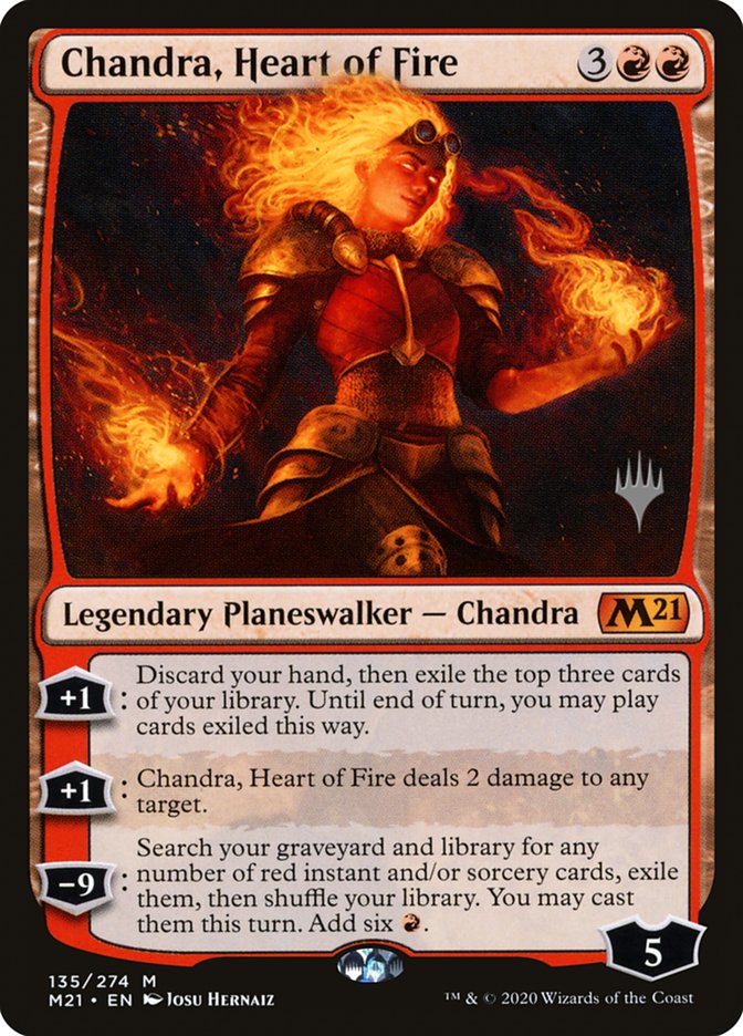 Chandra, Heart of Fire (Promo Pack) [Core Set 2021 Promos] | Tabernacle Games