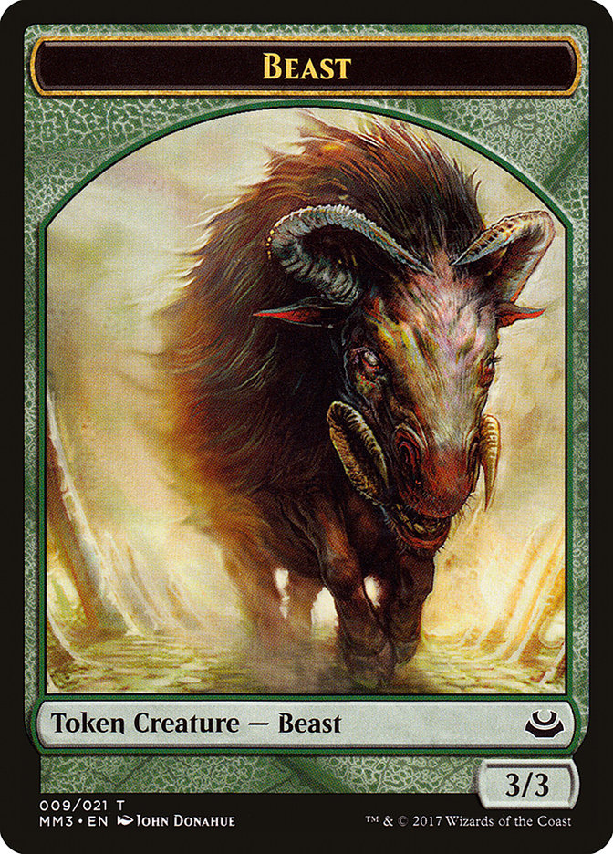 Beast (009/021) [Modern Masters 2017 Tokens] | Tabernacle Games