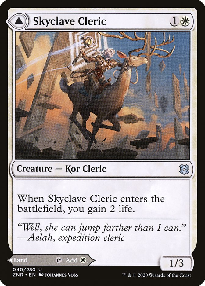 Skyclave Cleric // Skyclave Basilica [Zendikar Rising] | Tabernacle Games