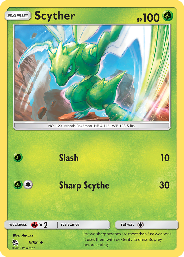 Scyther (5/68) [Sun & Moon: Hidden Fates] | Tabernacle Games