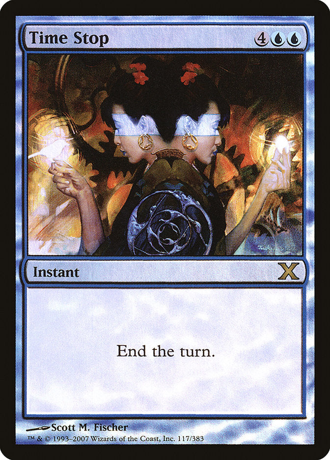 Time Stop (Premium Foil) [Tenth Edition] | Tabernacle Games