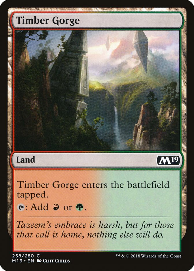 Timber Gorge [Core Set 2019] | Tabernacle Games