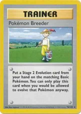Pokemon Breeder (76/102) [Base Set Shadowless Unlimited] | Tabernacle Games
