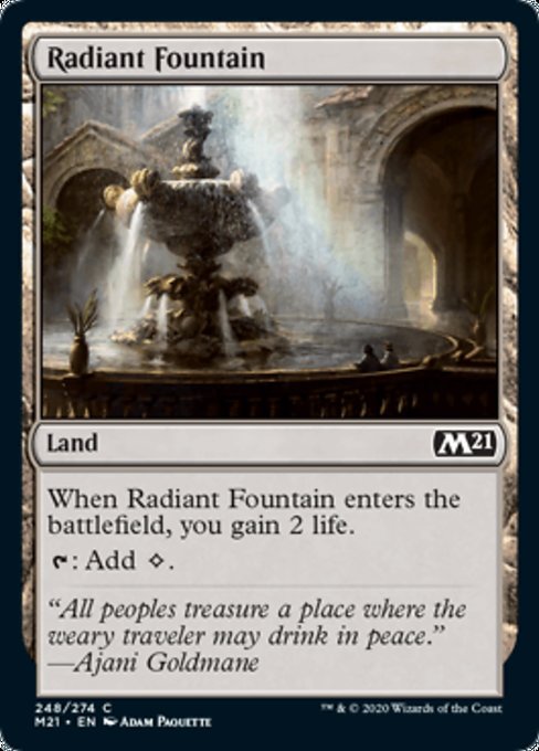 Radiant Fountain [Core Set 2021] | Tabernacle Games