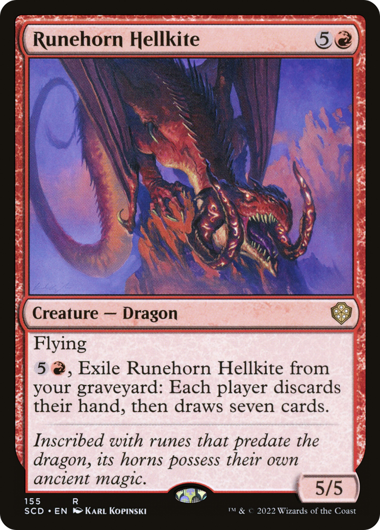 Runehorn Hellkite [Starter Commander Decks] | Tabernacle Games