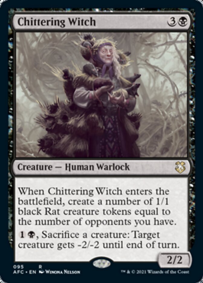 Chittering Witch [Dungeons & Dragons: Adventures in the Forgotten Realms Commander] | Tabernacle Games