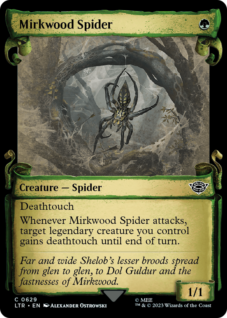 Mirkwood Spider [The Lord of the Rings: Tales of Middle-Earth Showcase Scrolls] | Tabernacle Games