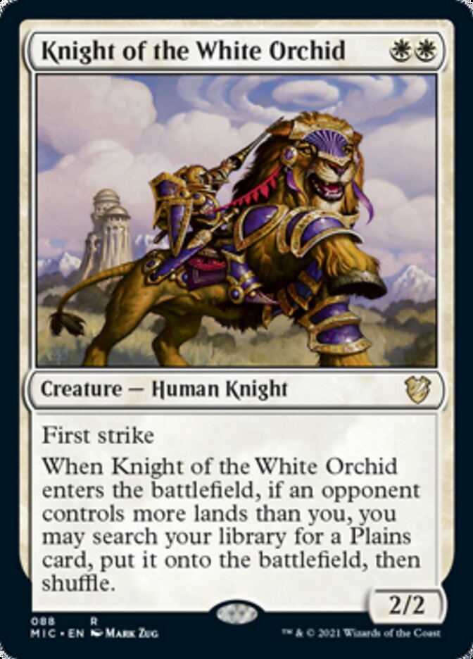 Knight of the White Orchid [Innistrad: Midnight Hunt Commander] | Tabernacle Games