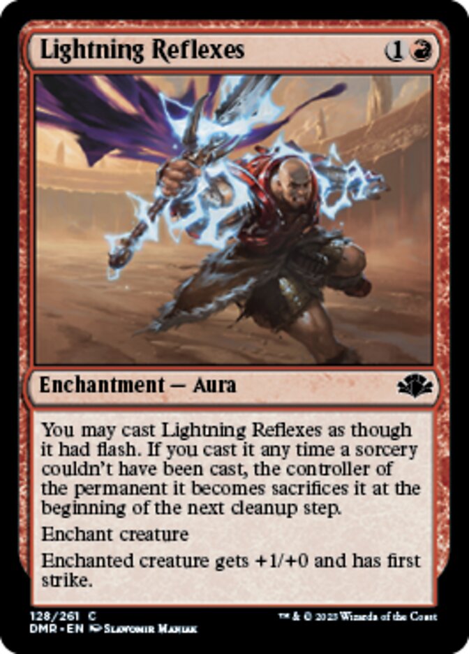 Lightning Reflexes [Dominaria Remastered] | Tabernacle Games