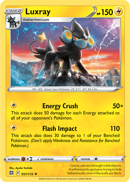 Luxray (051/172) [Sword & Shield: Brilliant Stars] | Tabernacle Games