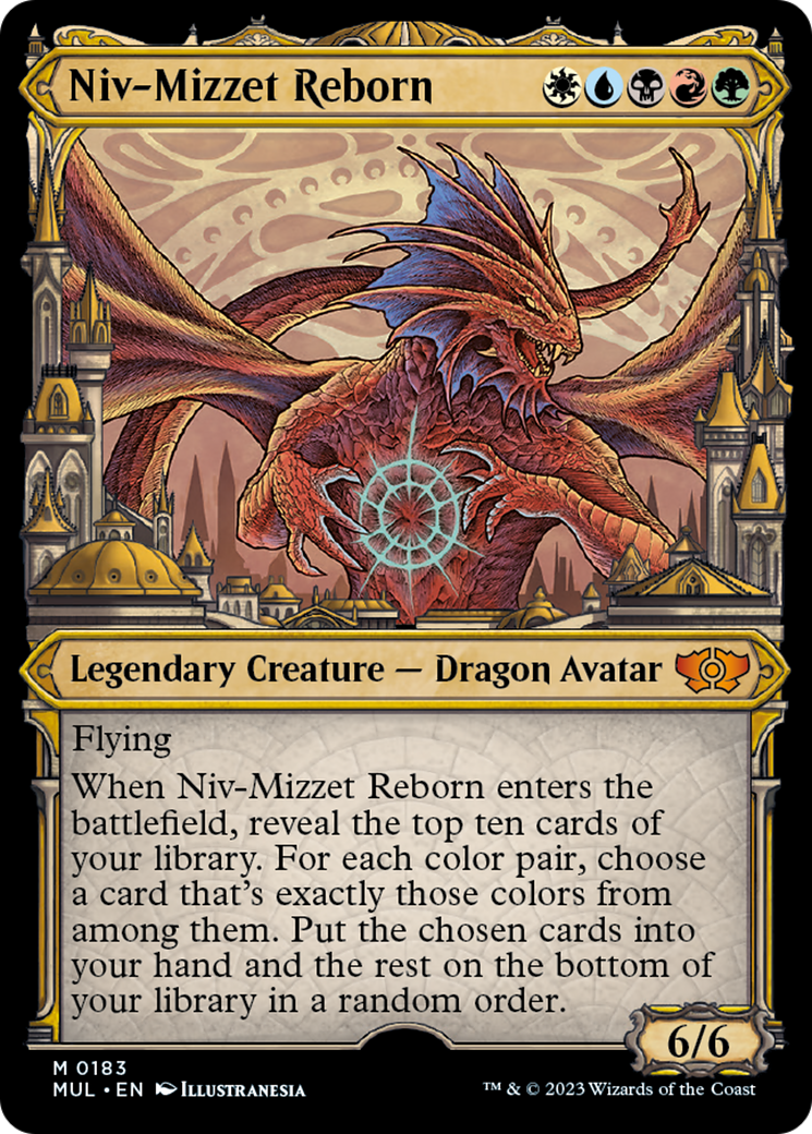 Niv-Mizzet Reborn (Halo Foil) [Multiverse Legends] | Tabernacle Games