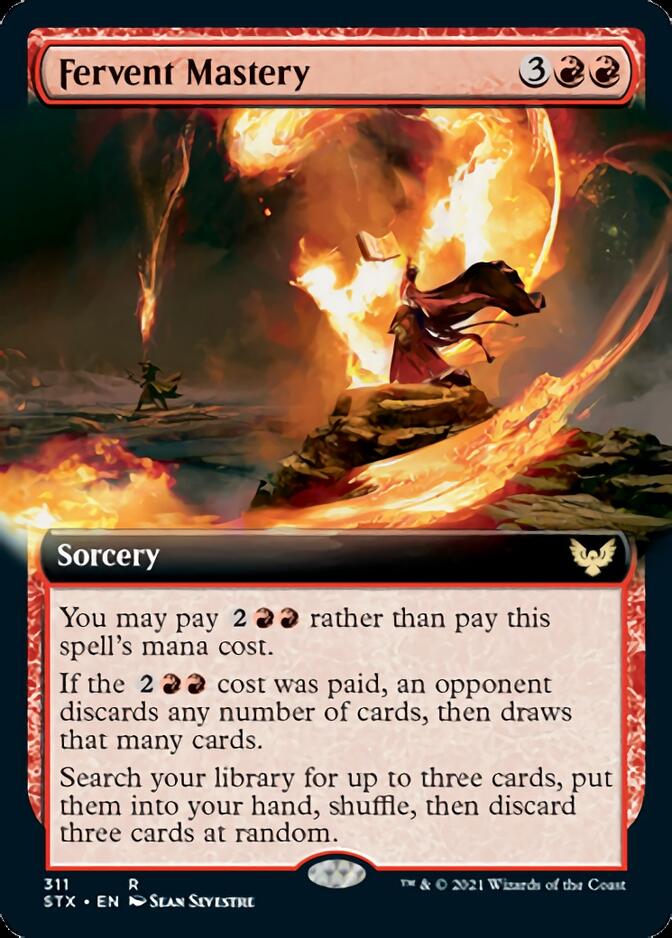 Fervent Mastery (Extended) [Strixhaven: School of Mages] | Tabernacle Games