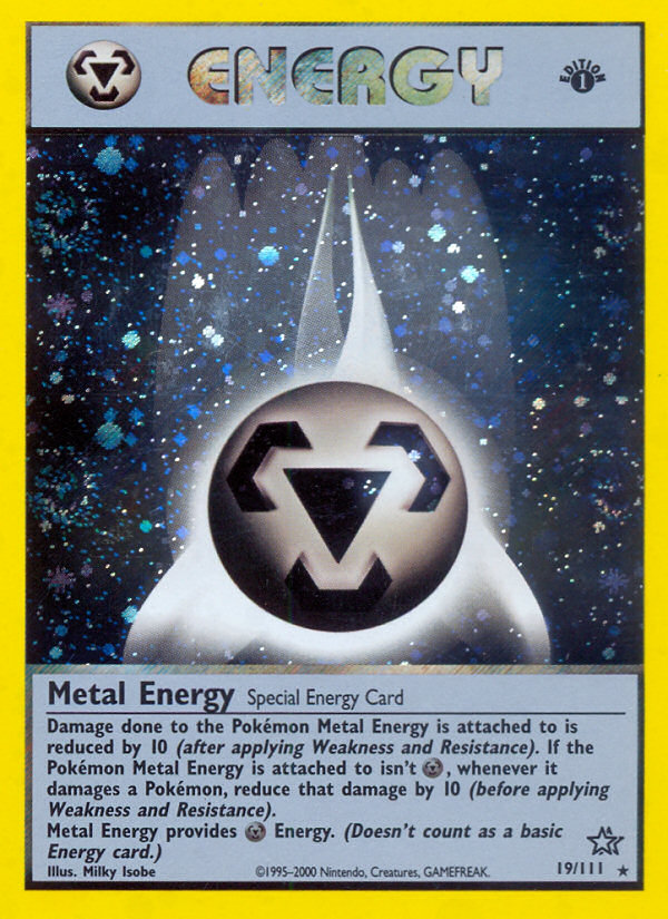 Metal Energy (19/111) [Neo Genesis 1st Edition] | Tabernacle Games
