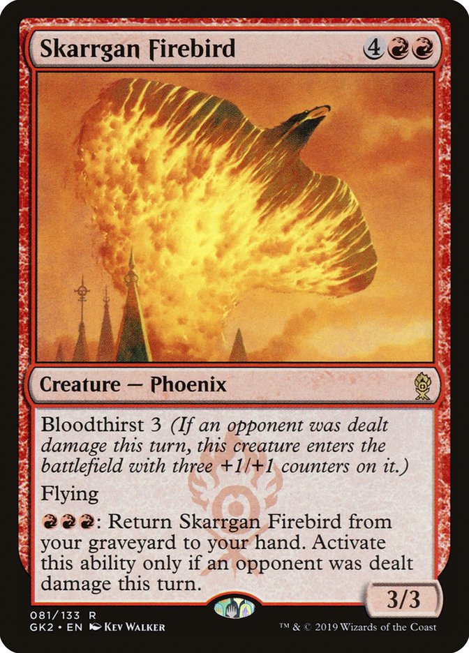 Skarrgan Firebird [Ravnica Allegiance Guild Kit] | Tabernacle Games