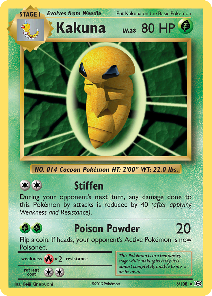 Kakuna (6/108) [XY: Evolutions] | Tabernacle Games