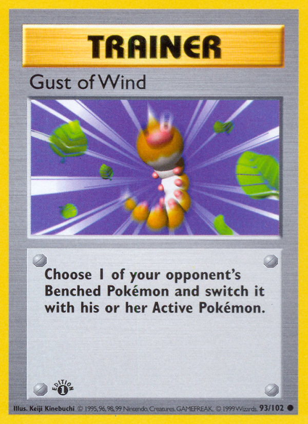 Gust of Wind (93/102) (Shadowless) [Base Set 1st Edition] | Tabernacle Games