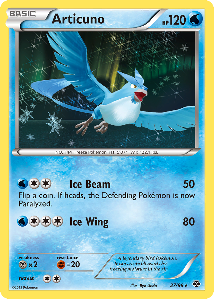 Articuno (27/99) [Black & White: Next Destinies] | Tabernacle Games