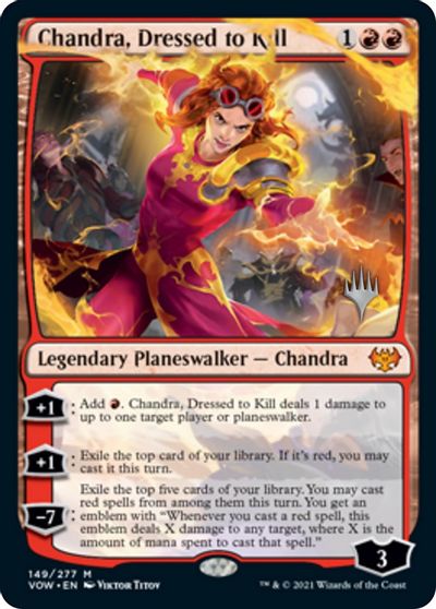 Chandra, Dressed to Kill (Promo Pack) [Innistrad: Crimson Vow Promos] | Tabernacle Games