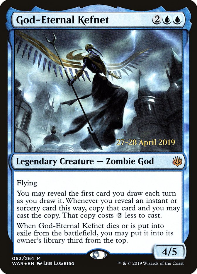 God-Eternal Kefnet  [War of the Spark Prerelease Promos] | Tabernacle Games