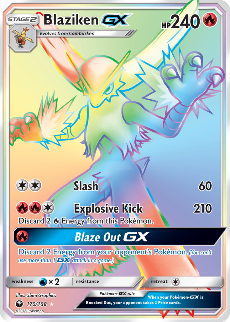 Blaziken GX (170/168) [Sun & Moon: Celestial Storm] | Tabernacle Games