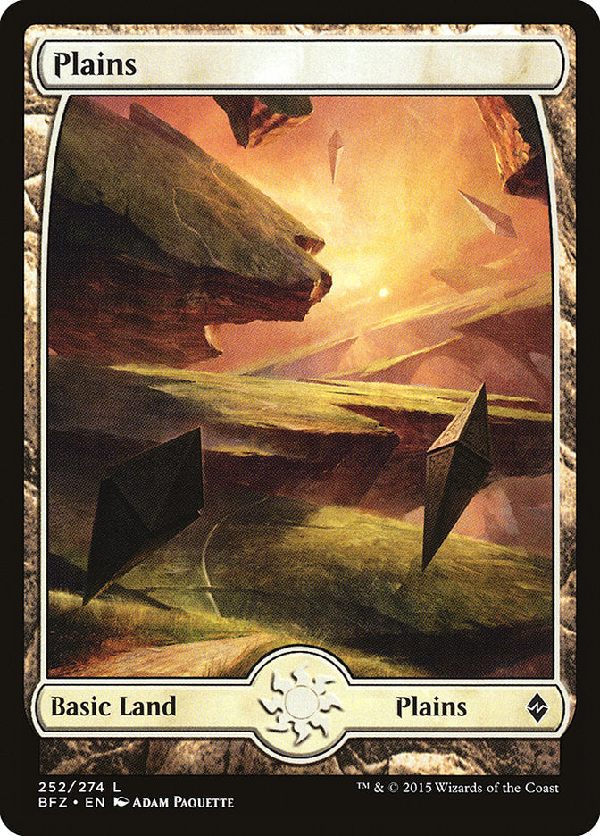 Plains (252) [Battle for Zendikar] | Tabernacle Games