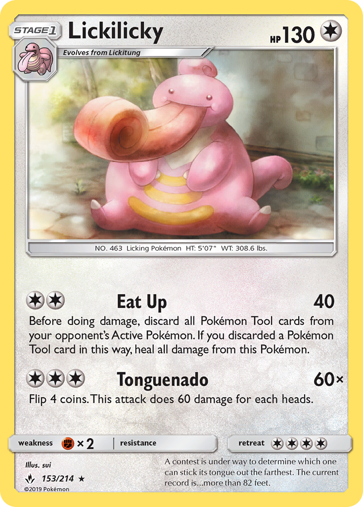 Lickilicky (153/214) [Sun & Moon: Unbroken Bonds] | Tabernacle Games