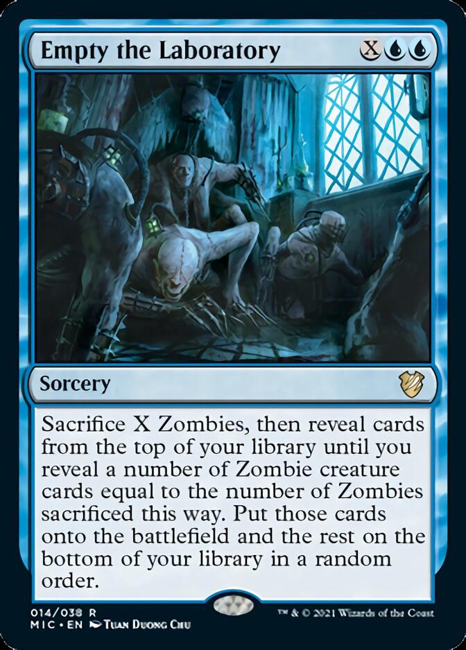 Empty the Laboratory [Innistrad: Midnight Hunt Commander] | Tabernacle Games