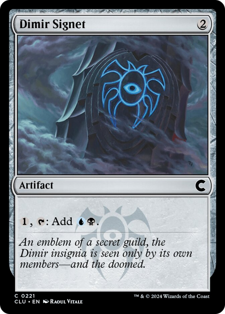 Dimir Signet [Ravnica: Clue Edition] | Tabernacle Games