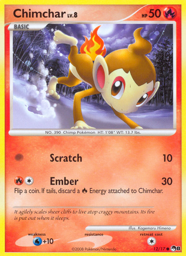 Chimchar (12/17) [POP Series 8] | Tabernacle Games