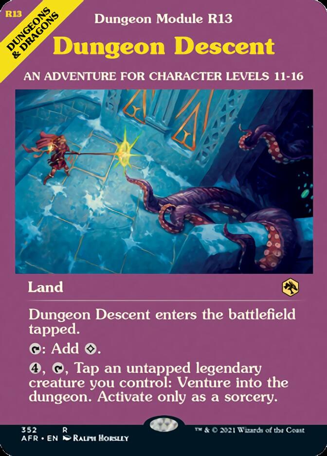Dungeon Descent (Dungeon Module) [Dungeons & Dragons: Adventures in the Forgotten Realms] | Tabernacle Games