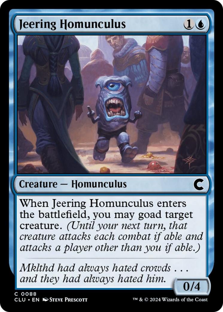 Jeering Homunculus [Ravnica: Clue Edition] | Tabernacle Games