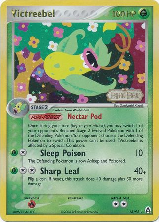 Victreebel (13/92) (Stamped) [EX: Legend Maker] | Tabernacle Games