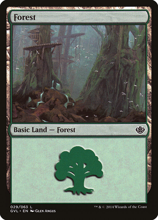 Forest (29) (Garruk vs. Liliana) [Duel Decks Anthology] | Tabernacle Games