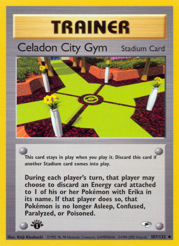 Celadon City Gym (107/132) [Gym Heroes 1st Edition] | Tabernacle Games