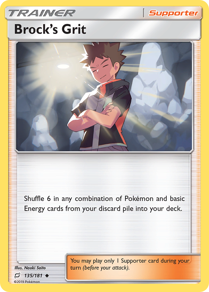 Brock's Grit (135/181) [Sun & Moon: Team Up] | Tabernacle Games