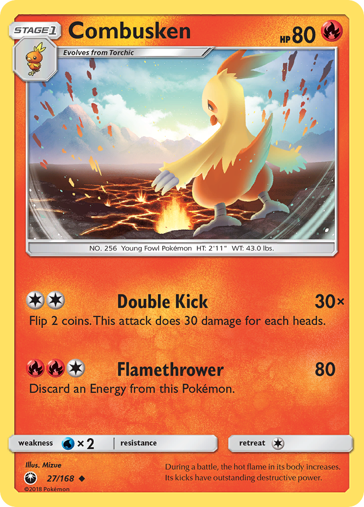 Combusken (27/168) [Sun & Moon: Celestial Storm] | Tabernacle Games