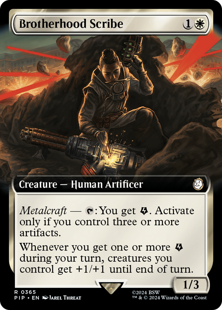 Brotherhood Scribe (Extended Art) [Fallout] | Tabernacle Games