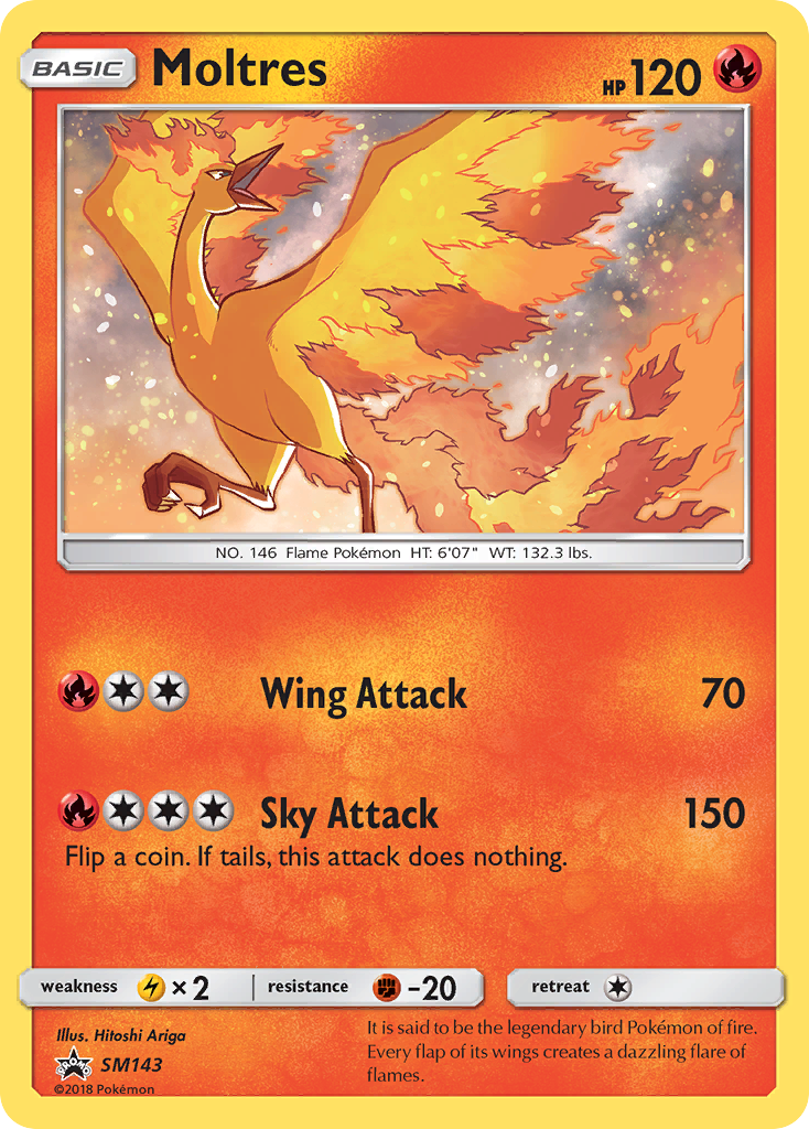 Moltres (SM143) [Sun & Moon: Black Star Promos] | Tabernacle Games