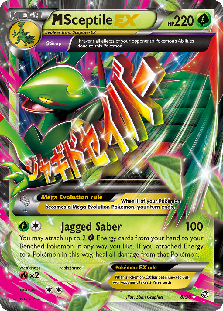 M Sceptile EX (8/98) [XY: Ancient Origins] | Tabernacle Games