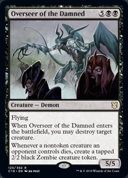 Overseer of the Damned [Commander 2019] | Tabernacle Games