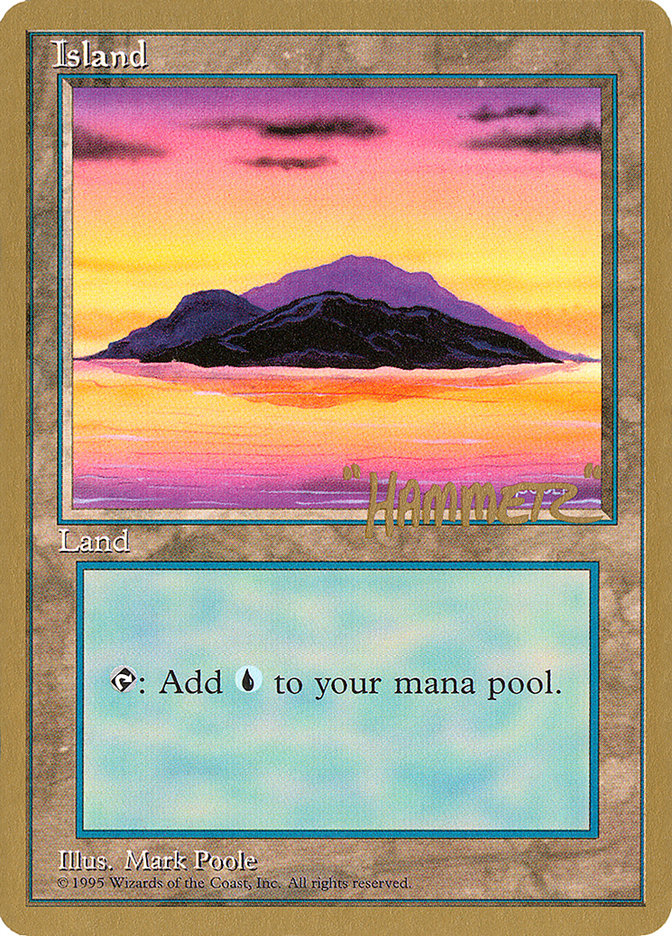 Island (shr368) (Shawn "Hammer" Regnier) [Pro Tour Collector Set] | Tabernacle Games