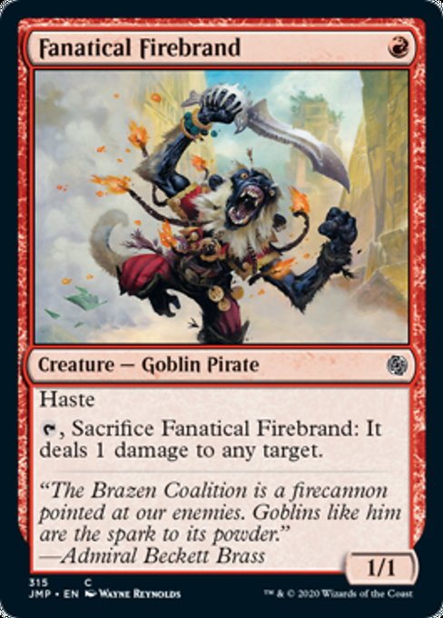 Fanatical Firebrand [Jumpstart] | Tabernacle Games