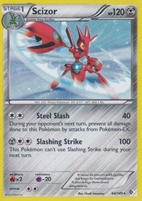 Scizor (94/149) (Cosmos Holo) (Blister Exclusive) [Black & White: Boundaries Crossed] | Tabernacle Games
