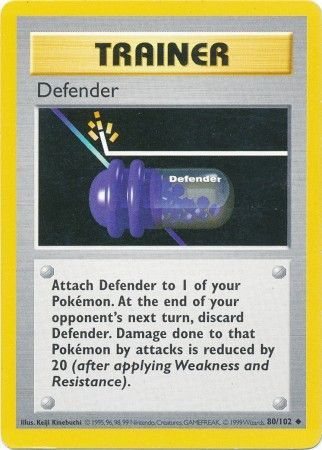 Defender (80/102) [Base Set Shadowless Unlimited] | Tabernacle Games